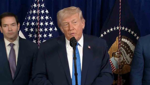 Donald Trump en conferencia de prensa