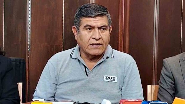 Edgar Veizaga, director departamental de Educación