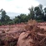 los daños ocasionados por el desborde del río Viloma
