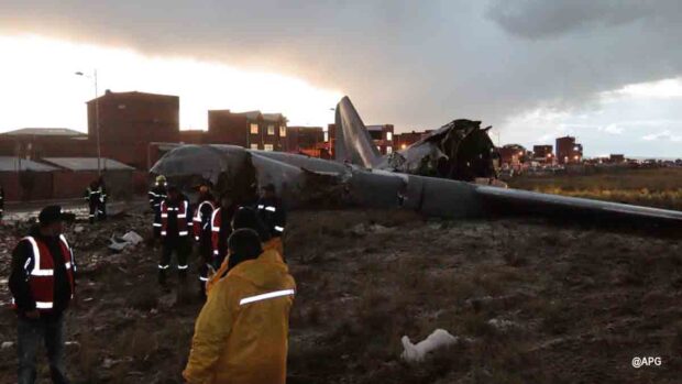 accidente avión Hércules en El Alto