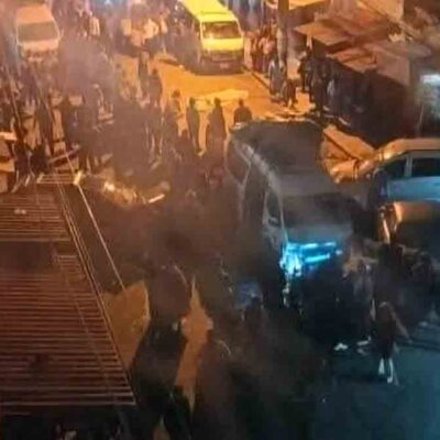 el accidente ocurrido en La Paz