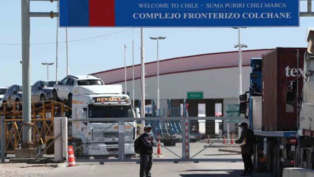 puesto fronterizo de Colchane en Chile