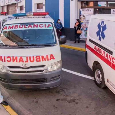 ambulancias de las Alcaldía de Cochabamba