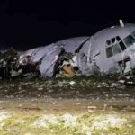 el avión siniestrado en El Alto