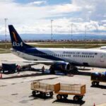 un avión de BoA en el aeropuerto de El Alto