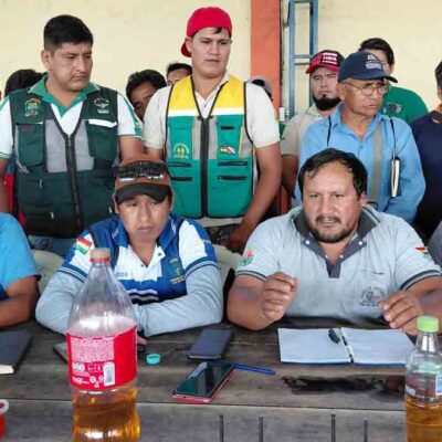 choferes del trópico de Cochabamba
