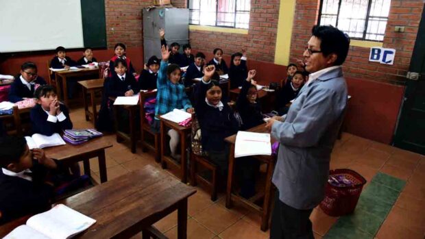 clases escolares en Bolivia