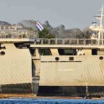 Buques de la Guardia Costera en las costas de La Habana