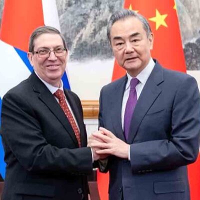 los cancilleres de Cuba y China en Pekín