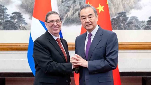 los cancilleres de Cuba y China en Pekín