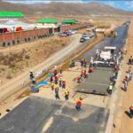 construcción de la doble Vía Oruro - Challapata
