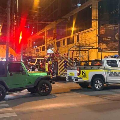el edificio donde se produjo la explosión