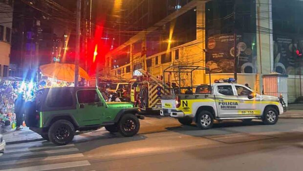 el edificio donde se produjo la explosión