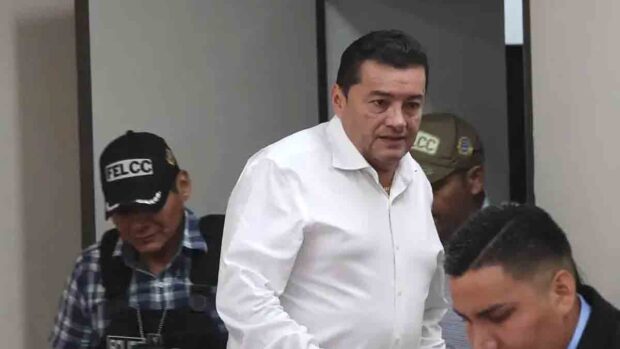 el alcalde Jhonny Fernández en su audiencia cautelar