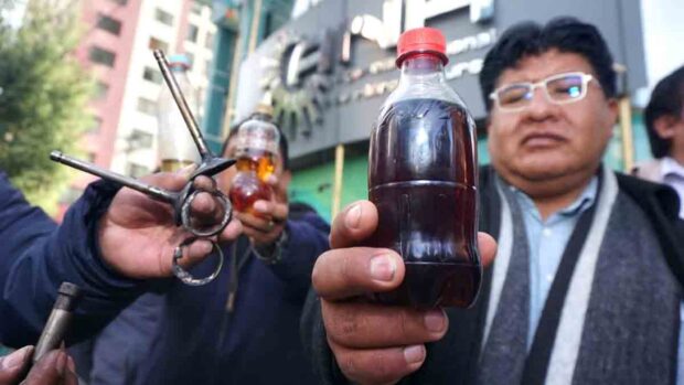 gasolina de mala calidad