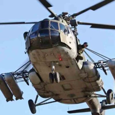 el helicóptero Mi-17 de la Fuerza Aérea de Perú