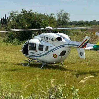 empresa de helicópteros de Bolivia en quiebra