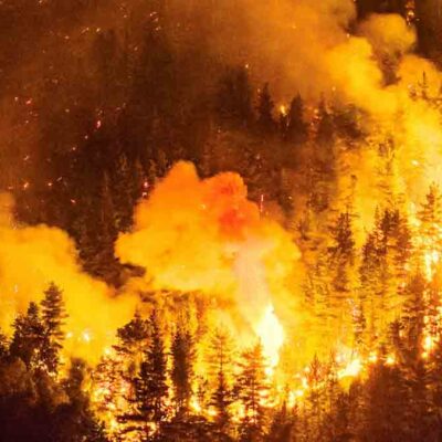 incendio en la Patagonia