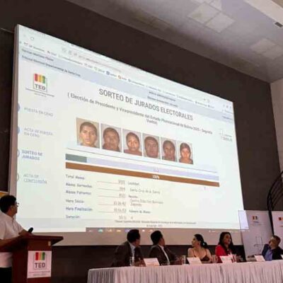 sorteo de jurados electorales para las subnacionales
