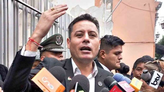 Edmand Lara, vicepresidente de Bolivia