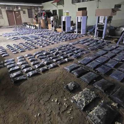 marihuana incautada en Viru Viru