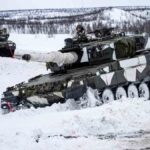tanques de la OTAN en el Ártico