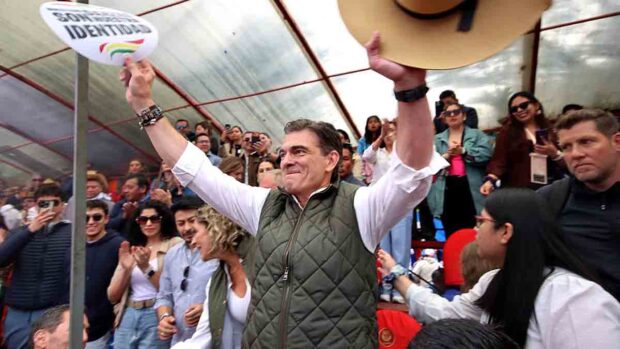 el presidente Rodrigo Paz en el Carnaval de Oruro