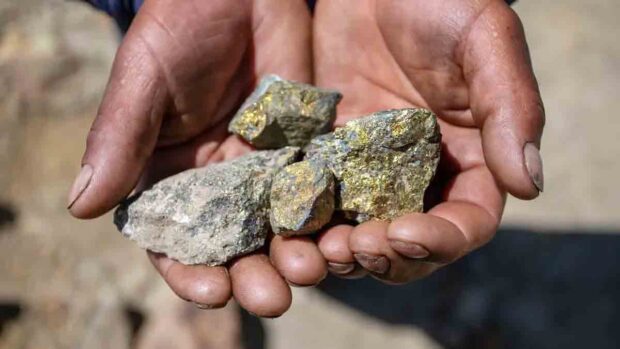 producción de minerales