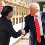 Donald Trump y Gustavo Petro