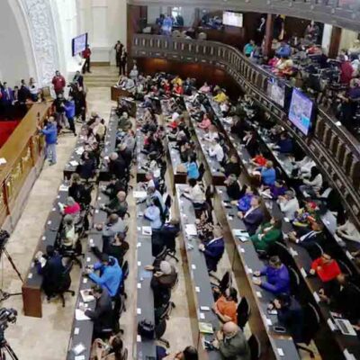 el hemiciclo de la Asamblea Nacional de Venezuela