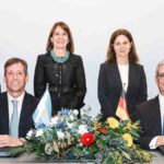 firma del contrato de exportación de gas entre Argentina y Alemania
