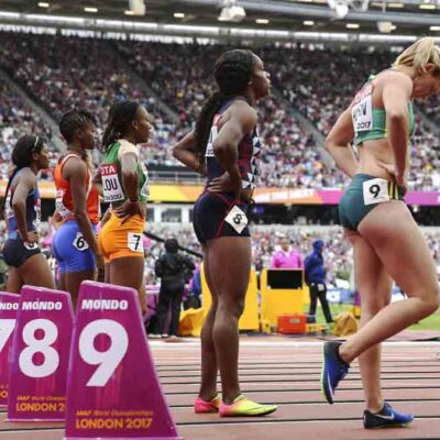 mujeres atletas en las Olimpiadas