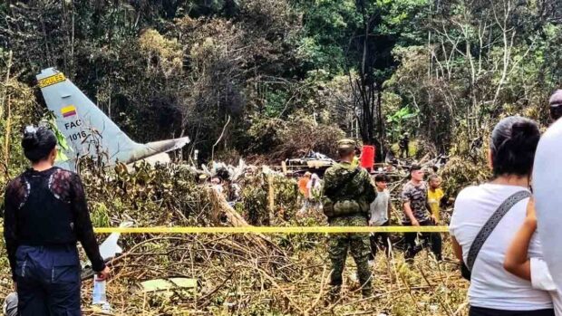 accidente de avión militar en Colombia deja 66 muertos