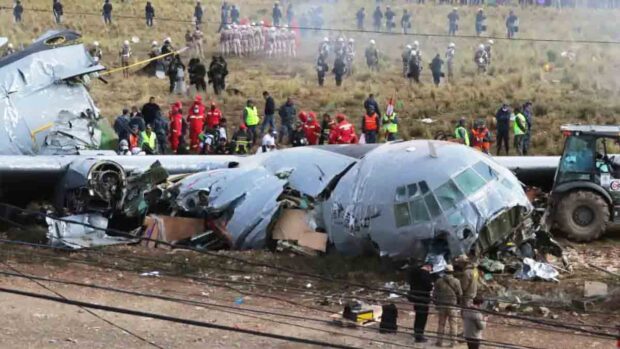 el avión Hércules C-130 siniestrado en El Alto