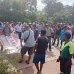 productores de arroz bloquean la carretera bioceánica en Santa Cruz