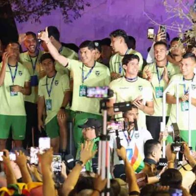 los jugadores de La Verde