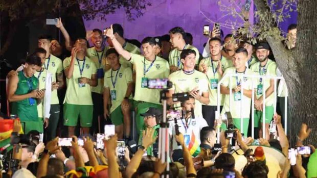 los jugadores de La Verde