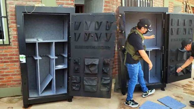 cajas fuertes incautadas a Sebastián Marset