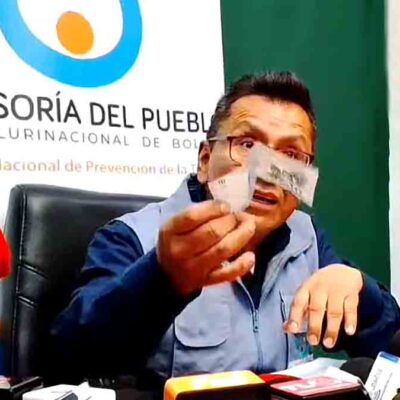 Pedro Callisaya, defensor del Pueblo