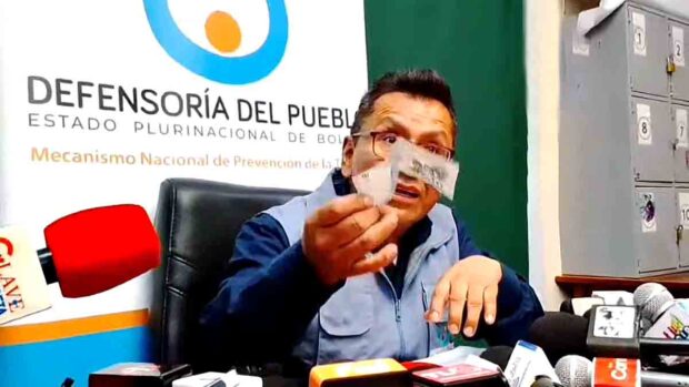 Pedro Callisaya, defensor del Pueblo