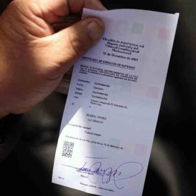 certificado de impedimento electoral