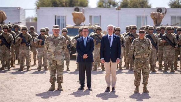 José Antonio Kast en la base militar “Solo de Zaldivar”