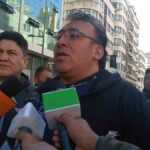 dirigentes de los choferes de La Paz