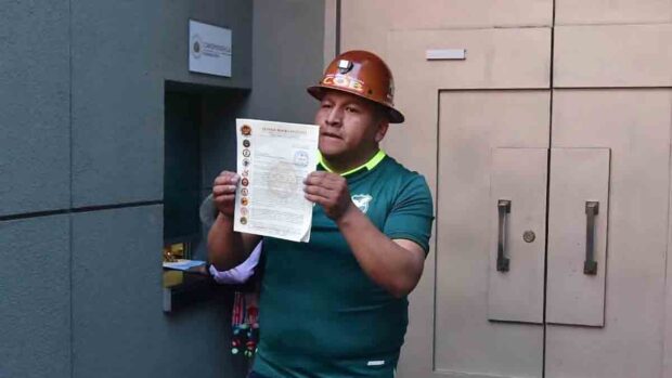 Mario Argollo, ejecutivo de la COB