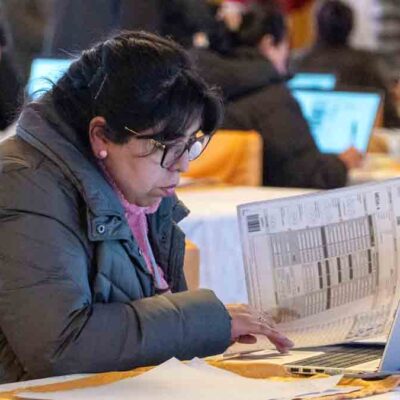 cómputo de actas en La Paz