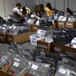 sobre con las actas de escrutinio del departamento de Santa Cruz