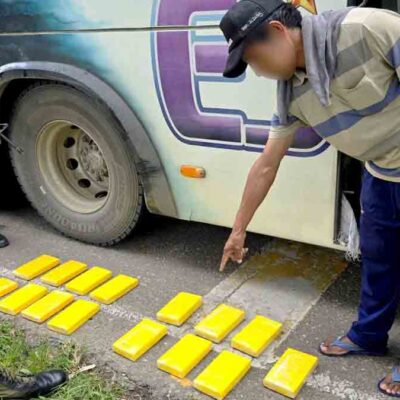 Hallan cocaína en encomienda