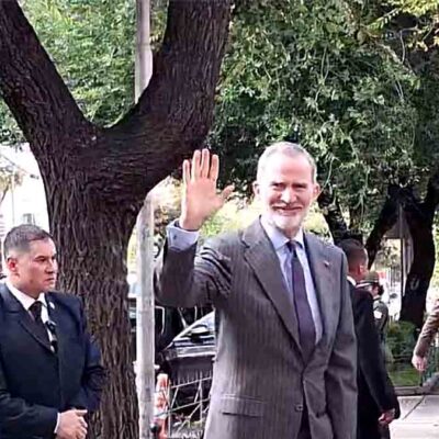 Felipe VI en La Paz