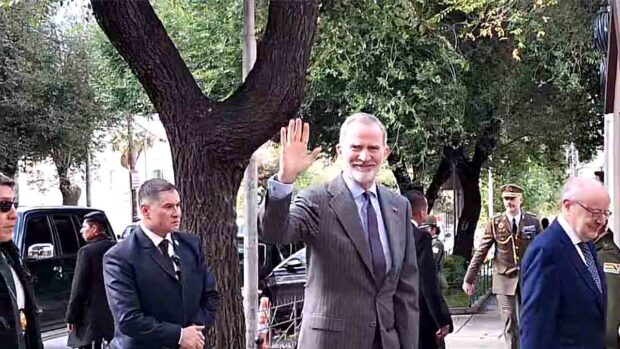 Felipe VI en La Paz