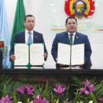 autoridades del TSJ y de la Fiscalía en el lanzamiento del sistema digital ROMA-ARGO
